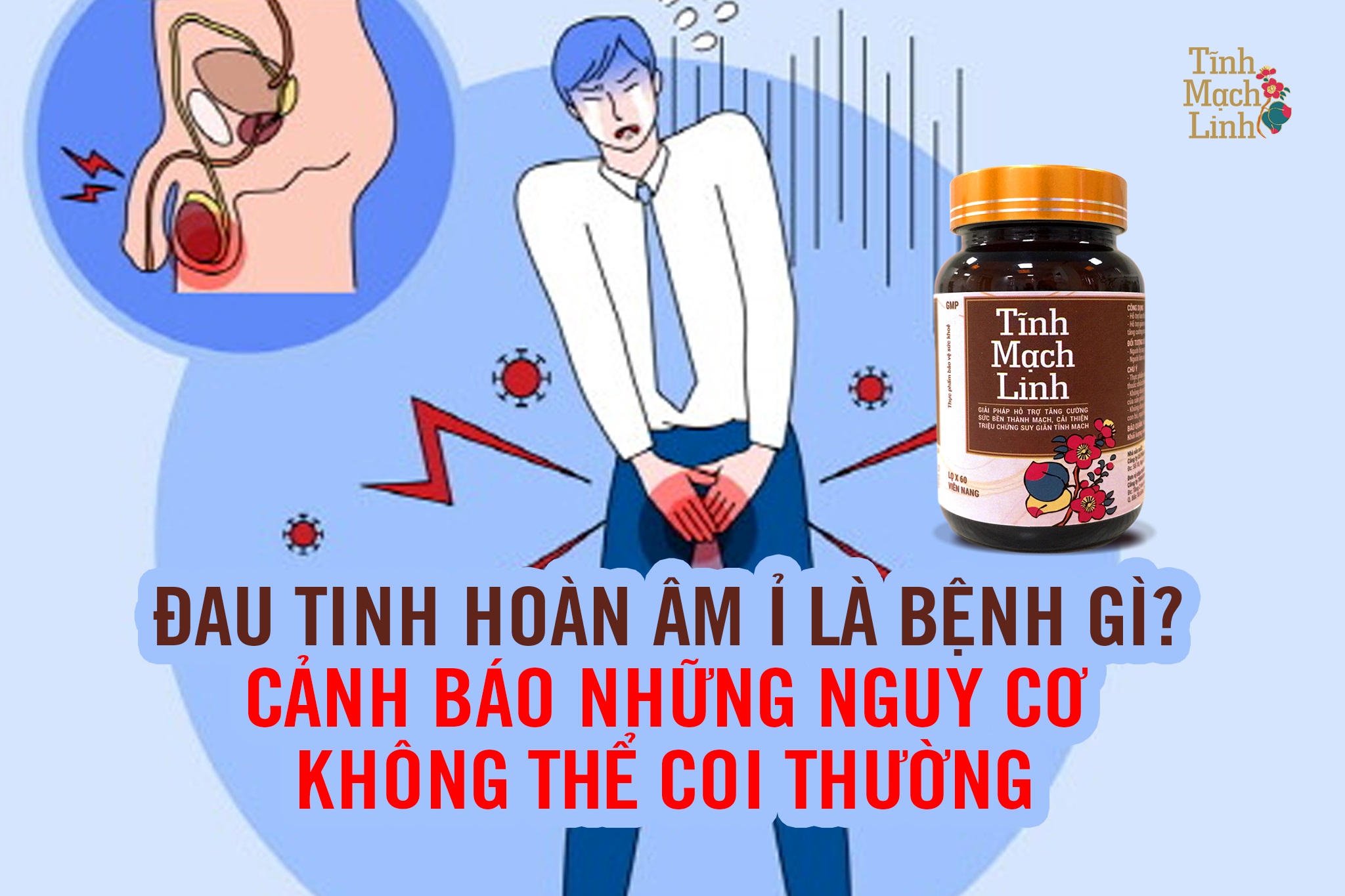 Đau tinh hoàn âm ỉ là bệnh gì? Cảnh báo những nguy cơ không thể coi thường